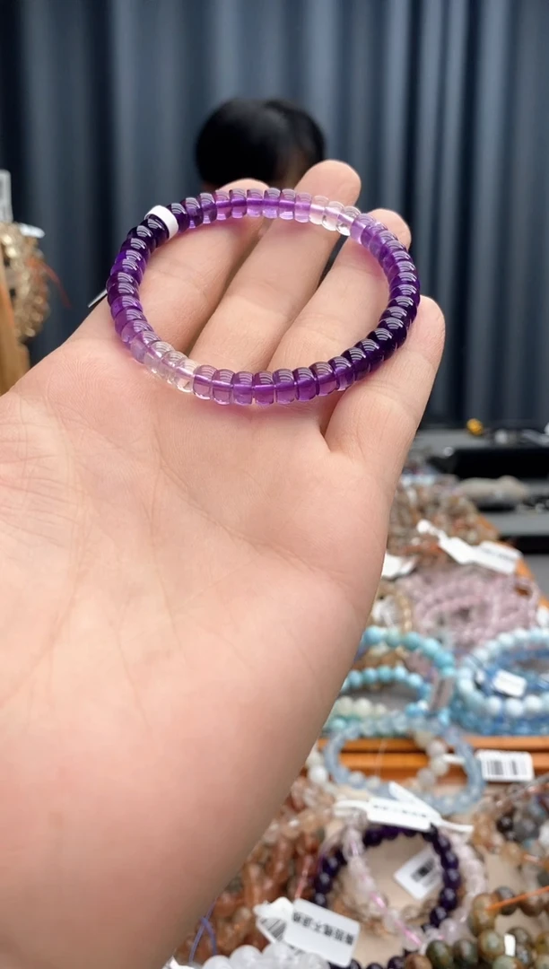水晶手链未镶嵌f****禾紫水晶