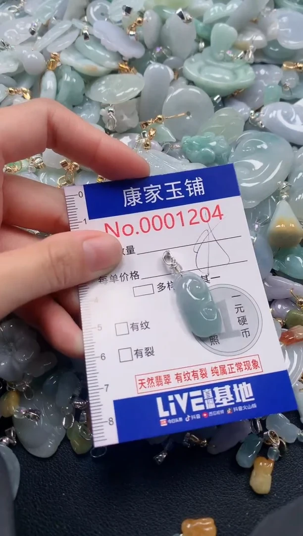 吊坠(不含链)未镶嵌翡翠1204