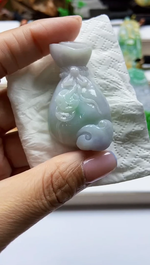 颈饰未镶嵌翡翠翡翠A货