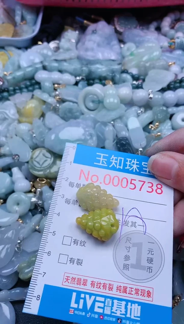 【闪购商品】翡翠吊坠(不含链)未镶嵌5738