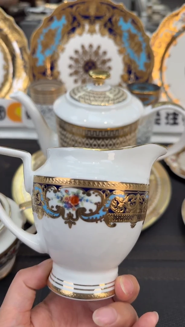 瓷片奶缸 1个  福利款