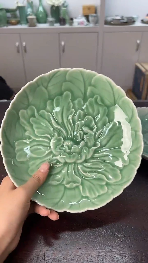 龙泉云间青瓷小米茶器
