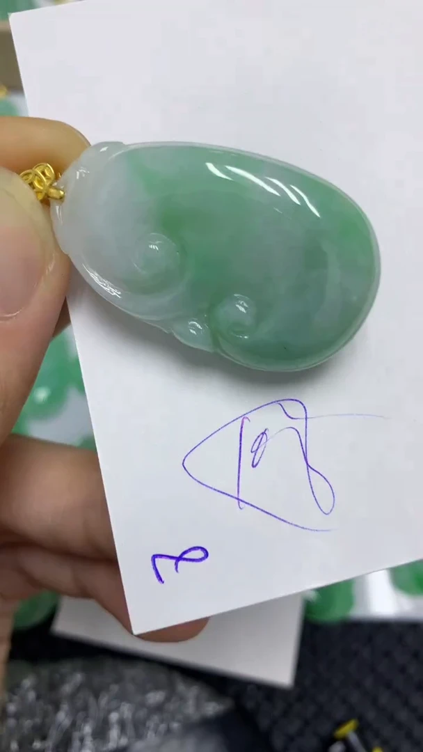 颈饰未镶嵌翡翠缅甸A货翡翠