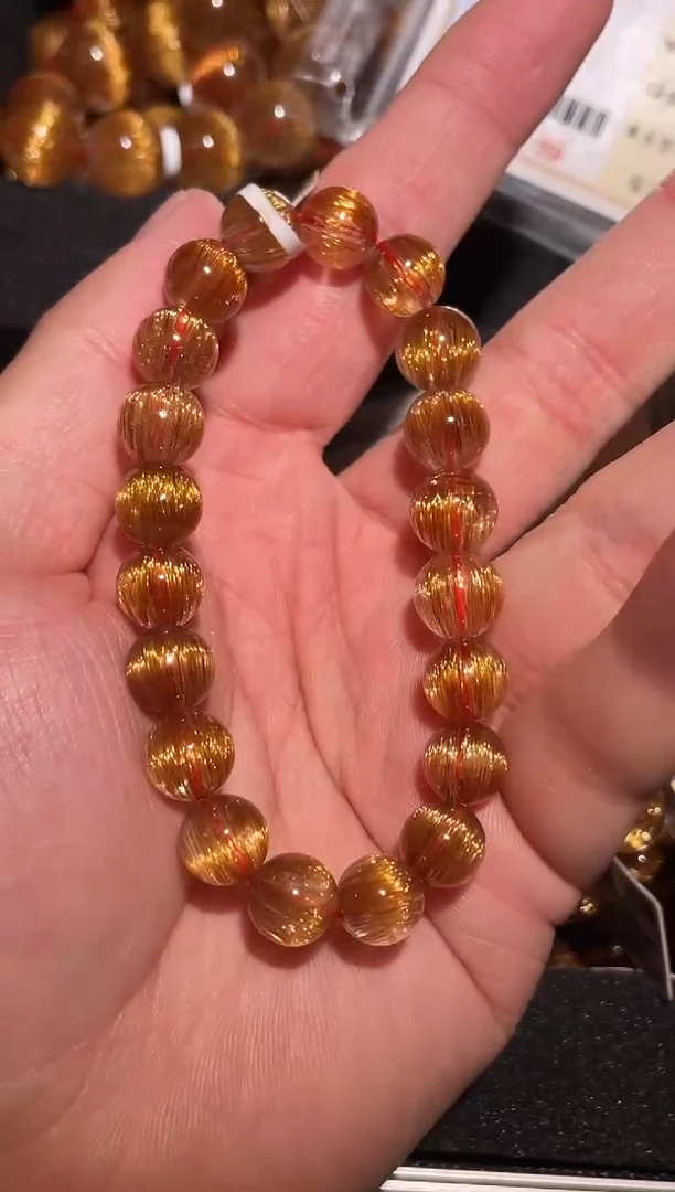 未镶嵌手链水晶奥***神单圈发晶A9