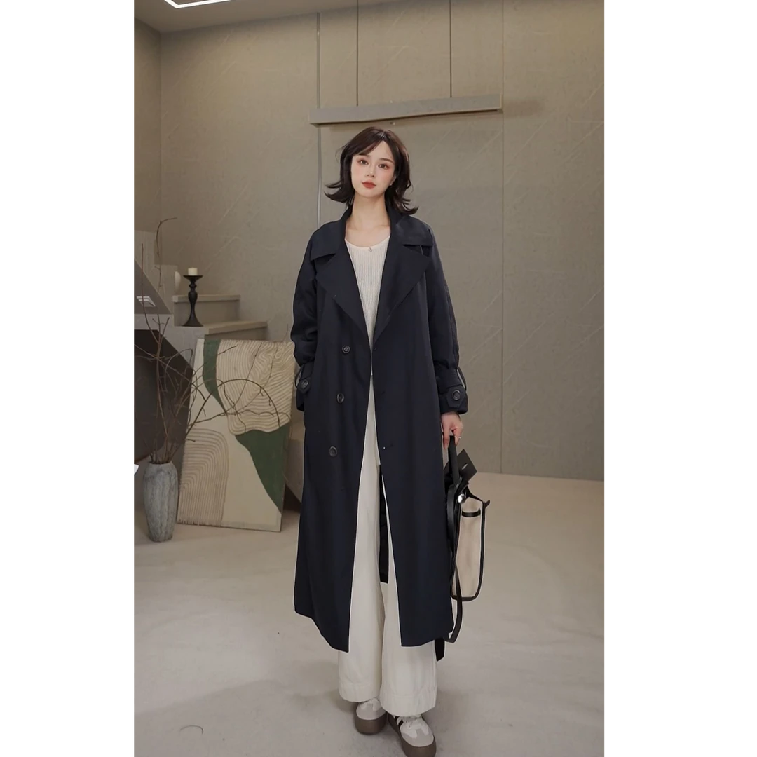 破界【暖羽】2025长款90白鹅绒休闲气质鹅绒派克服