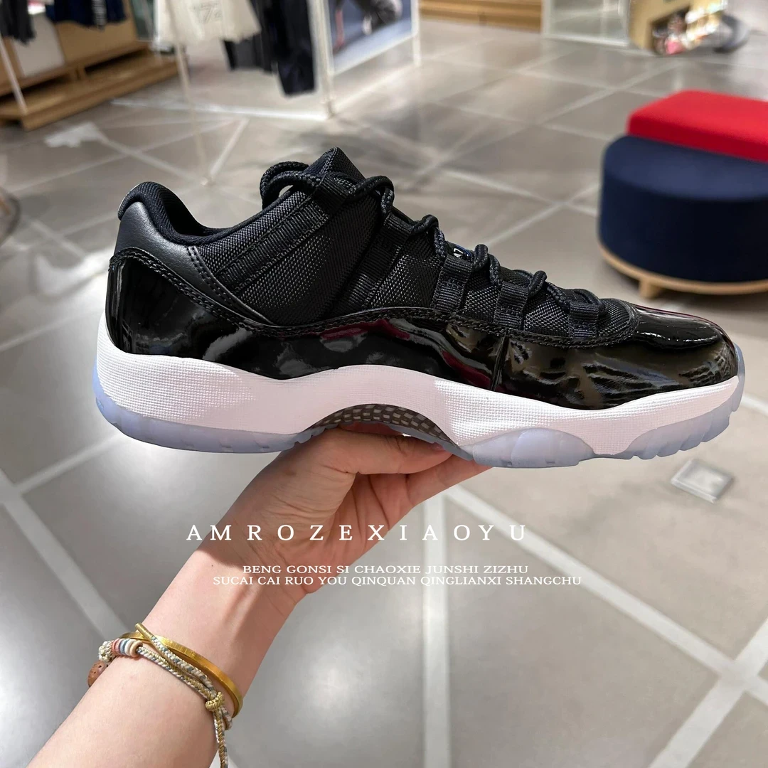 AJ11康扣男女夏季高帮篮球鞋正品莆田大魔王情侣休闲运动牛皮鞋春