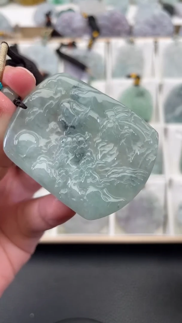 颈饰未镶嵌翡翠天然缅甸翡翠A货288