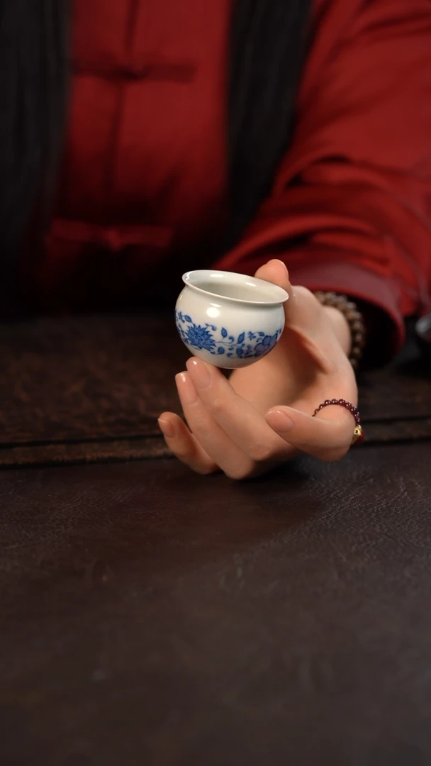 【闪购商品】杯聚澜堂点工串珠小缸杯