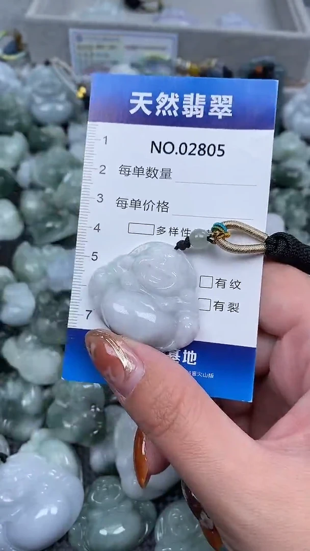 颈饰未镶嵌翡翠纯天然A货翡翠2805
