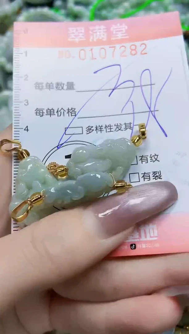 【闪购商品】翡翠颈饰未镶嵌闪购0107282多样性发其一