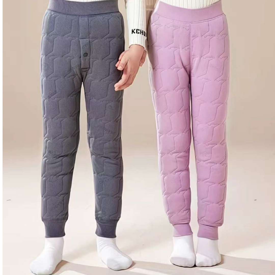 998-【现货秒发】学生校服保暖神器绵羊毛抗寒保暖高品质校服棉裤