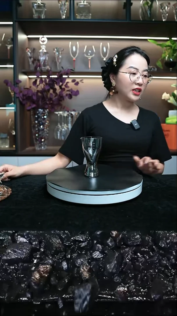 水晶平底款分酒器3个