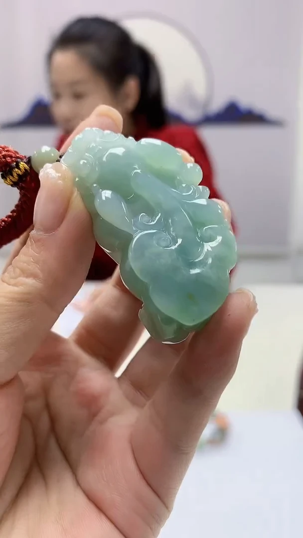 【闪购商品】定制翡翠未镶嵌4902ms-毛货貔貅156