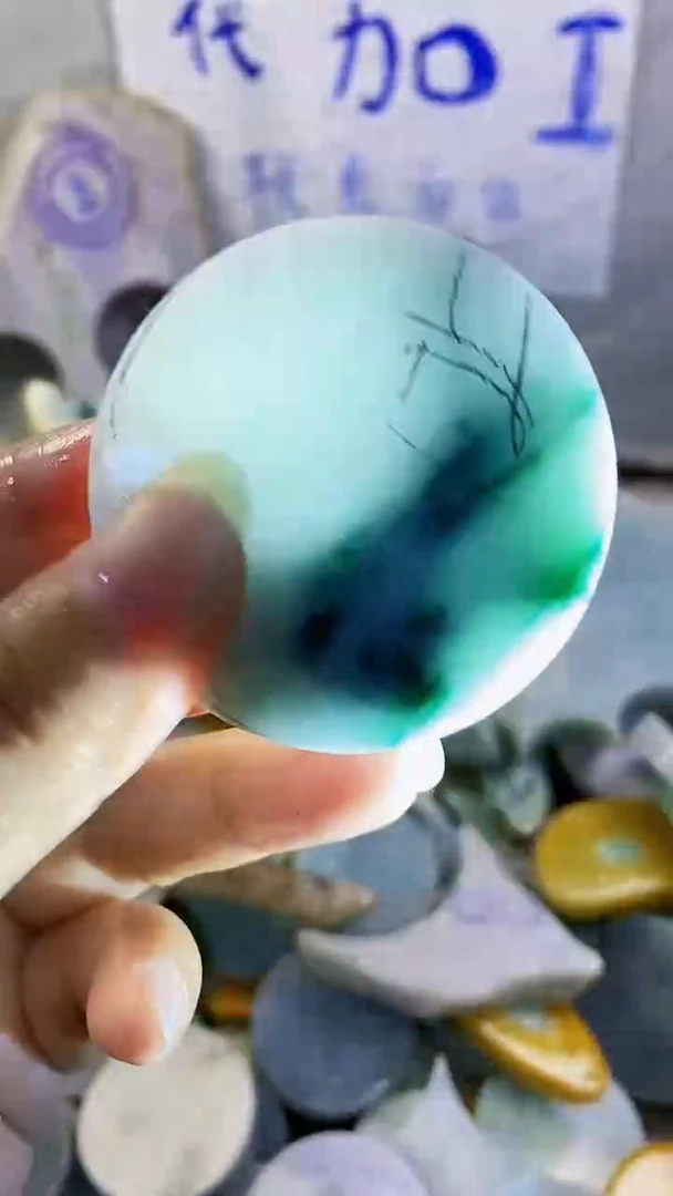 裸石翡翠纯天然翡翠A货203
