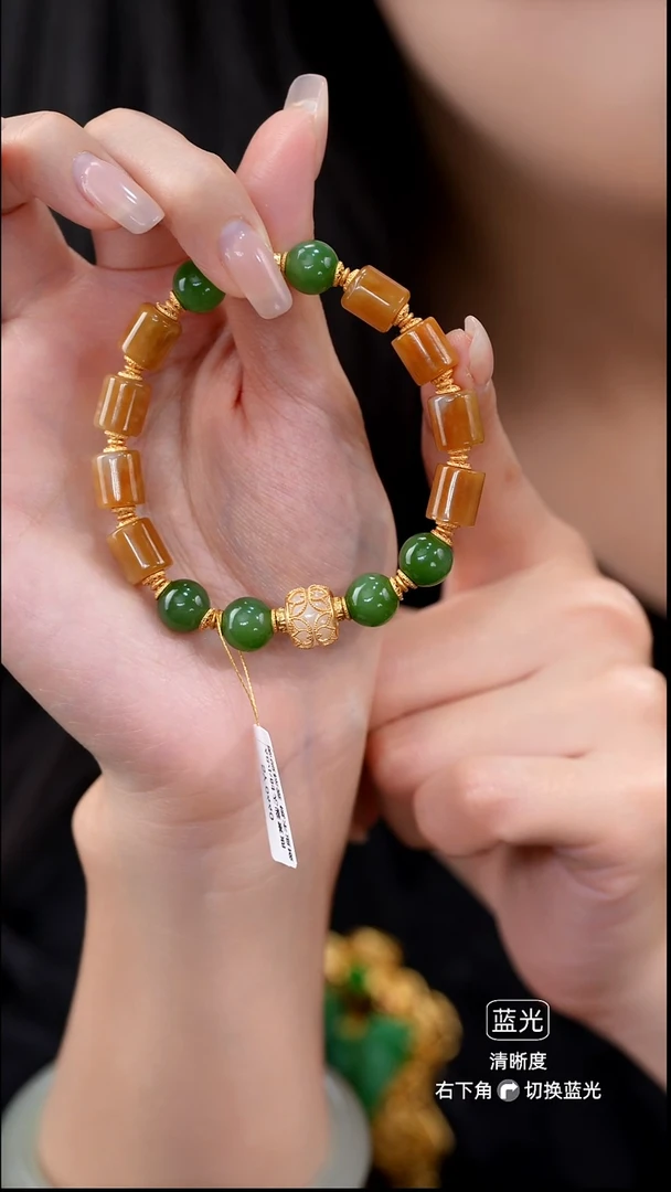 未镶嵌手串和田玉手串29