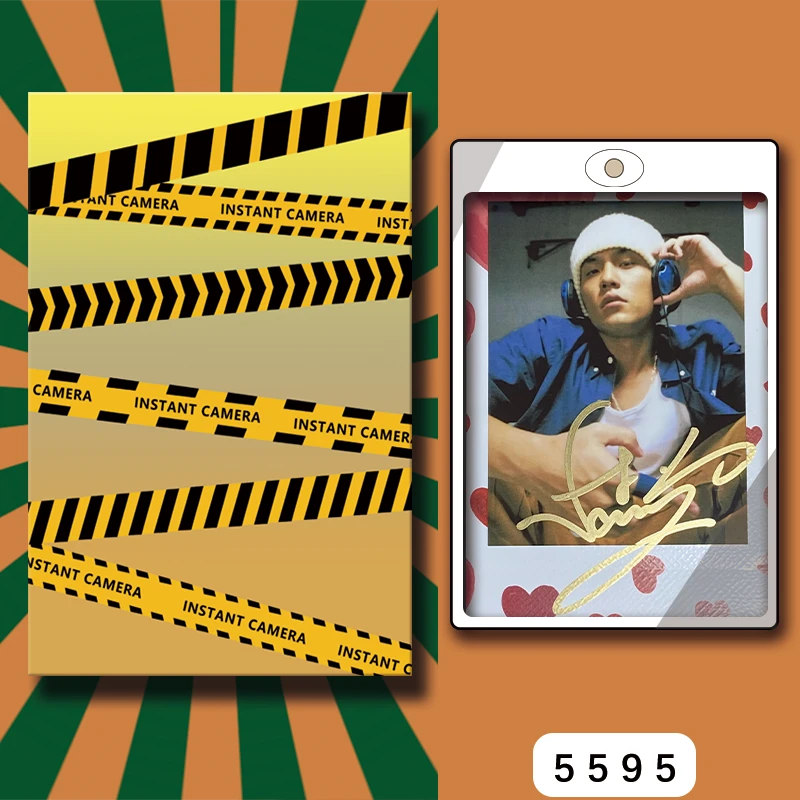 D5595【周杰伦】 正品拍立得照片 爱心