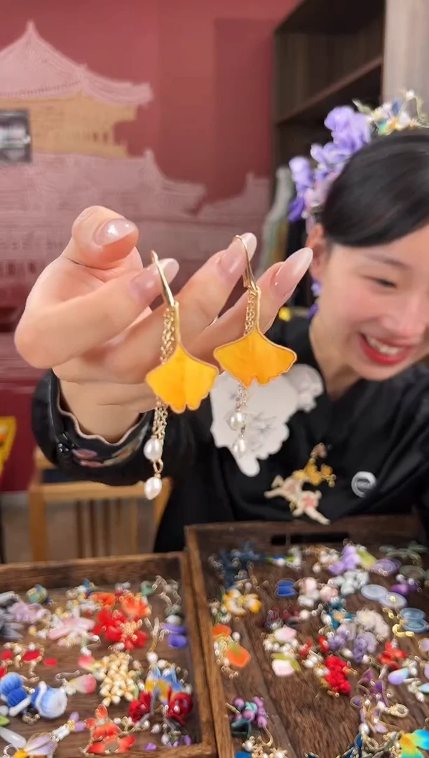 【闪购商品】刺绣苏绣世家非遗手工（耳环）