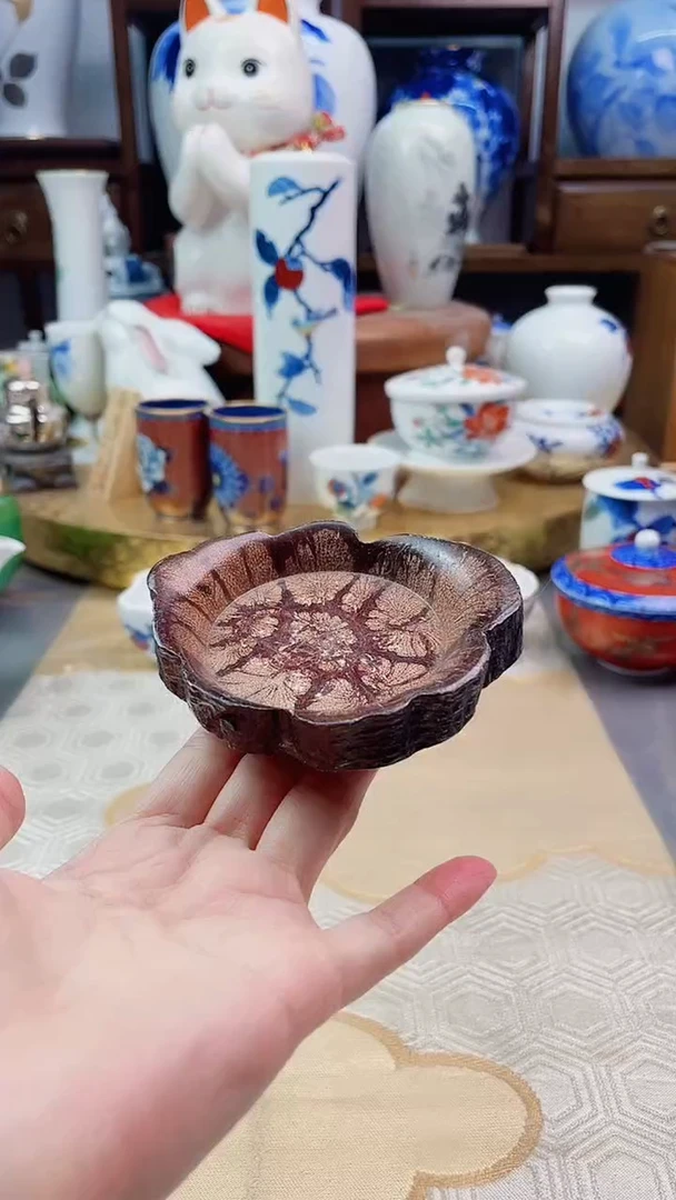 【闪购商品】盘日产随形樱木杯托