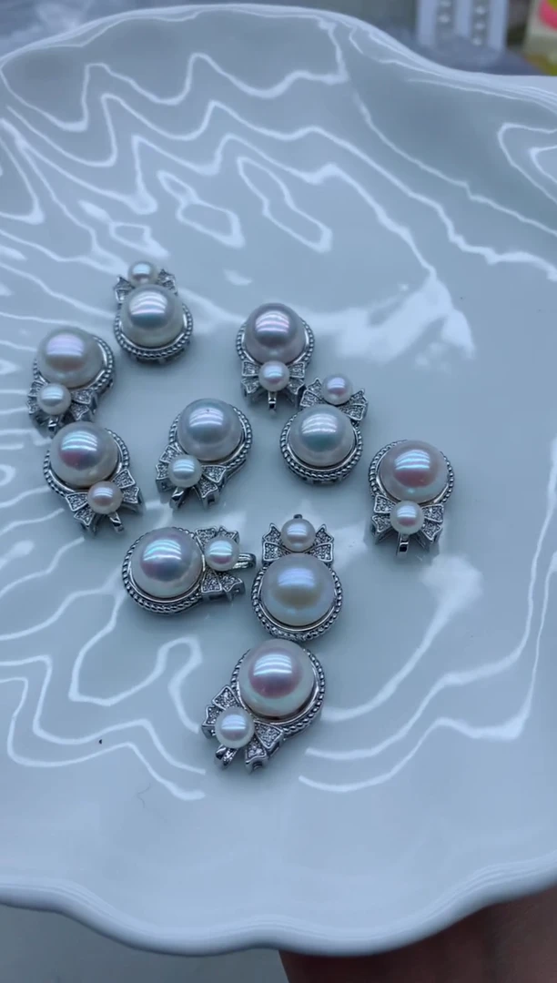 淡水珍珠未镶嵌吊坠(不含链)淡水珍珠吊坠多样性发其一