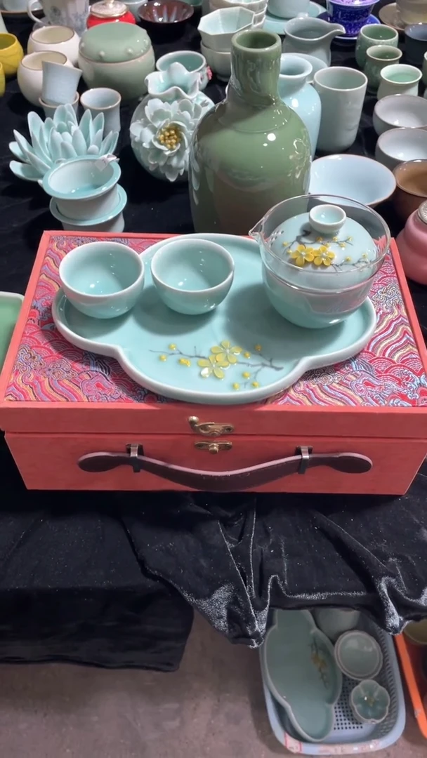 【闪购商品】手工捏花 特价 微瑕 慧仙青瓷