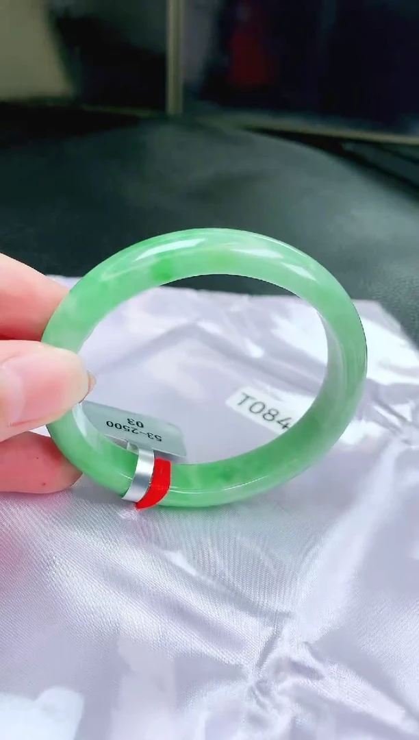 未镶嵌手镯翡翠缅甸天然A货翡翠手镯5051