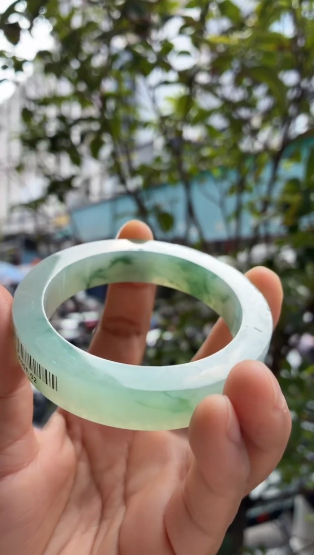 未镶嵌手镯定制翡翠54-55