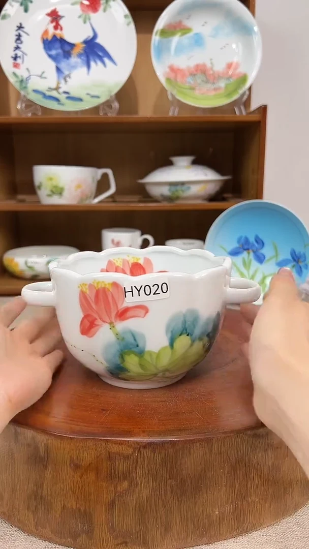 摆件景德镇手工手绘陶瓷