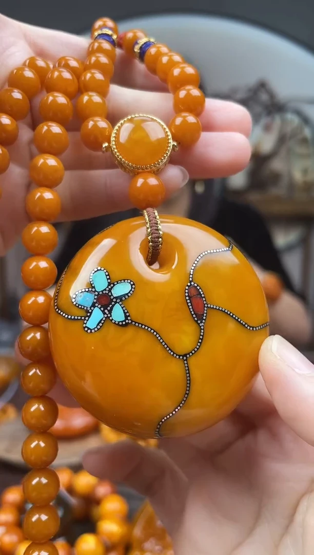 未镶嵌琥珀裸石首饰 假1赔4 （多样性发货1件