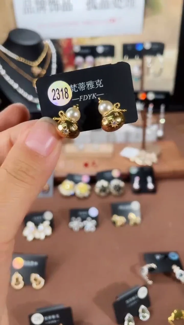 合金925银锆石梵2318