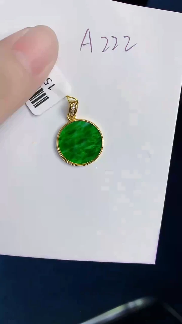 颈饰未镶嵌翡翠天然翡翠缅甸A货