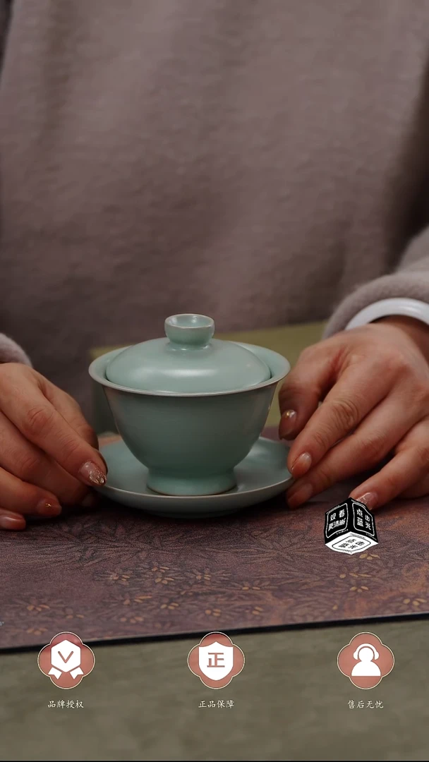 【闪购商品】杯国非遗大师王君子章款三才盖碗......