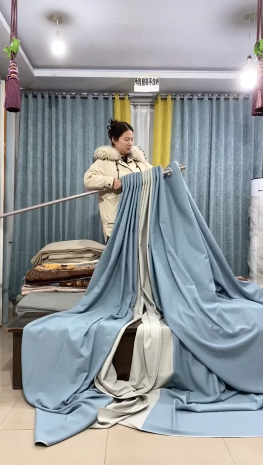 布成品窗帘     5.3*2.75