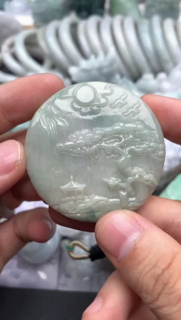 吊坠(不含链)未镶嵌翡翠1