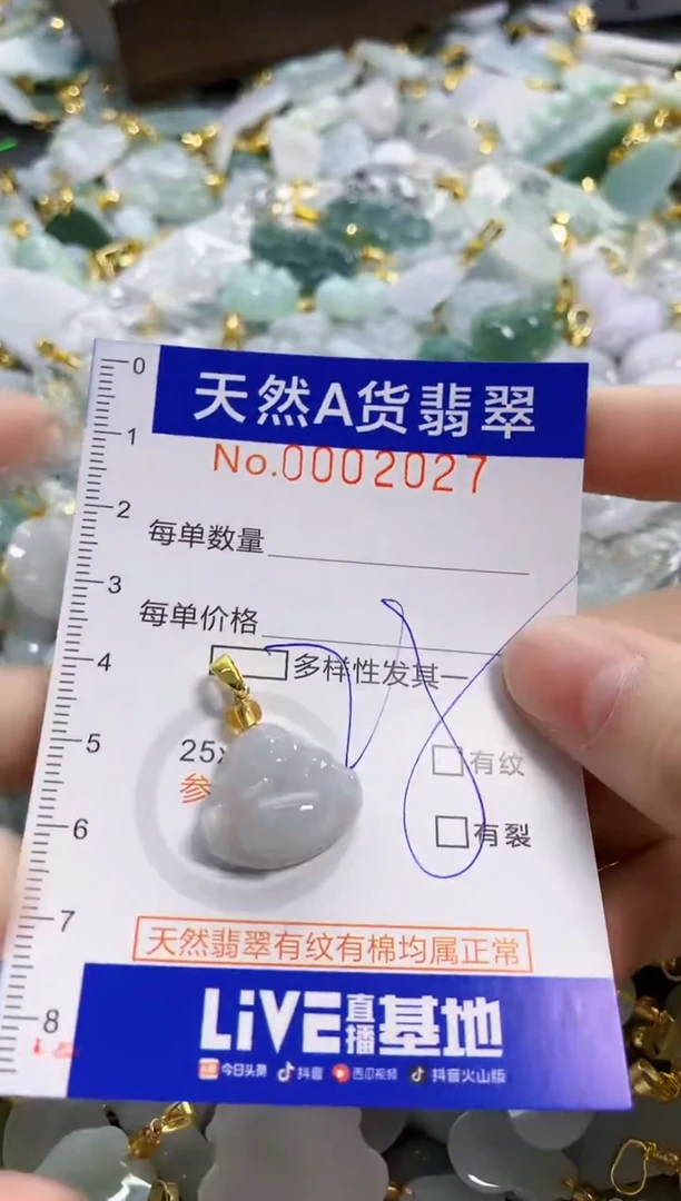 颈饰未镶嵌翡翠天然A货翡翠