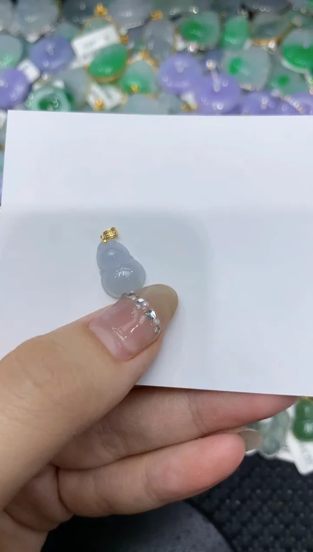 【闪购商品】翡翠颈饰18K金镶嵌222222222