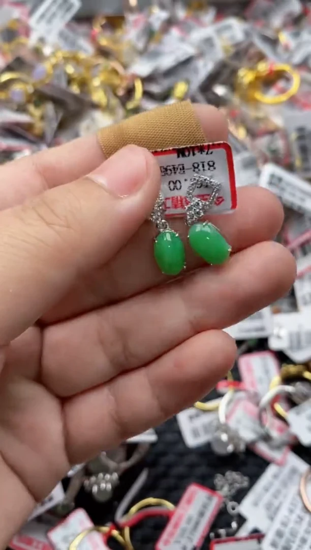 【闪购商品】翡翠戒指银S925镶嵌111111----9