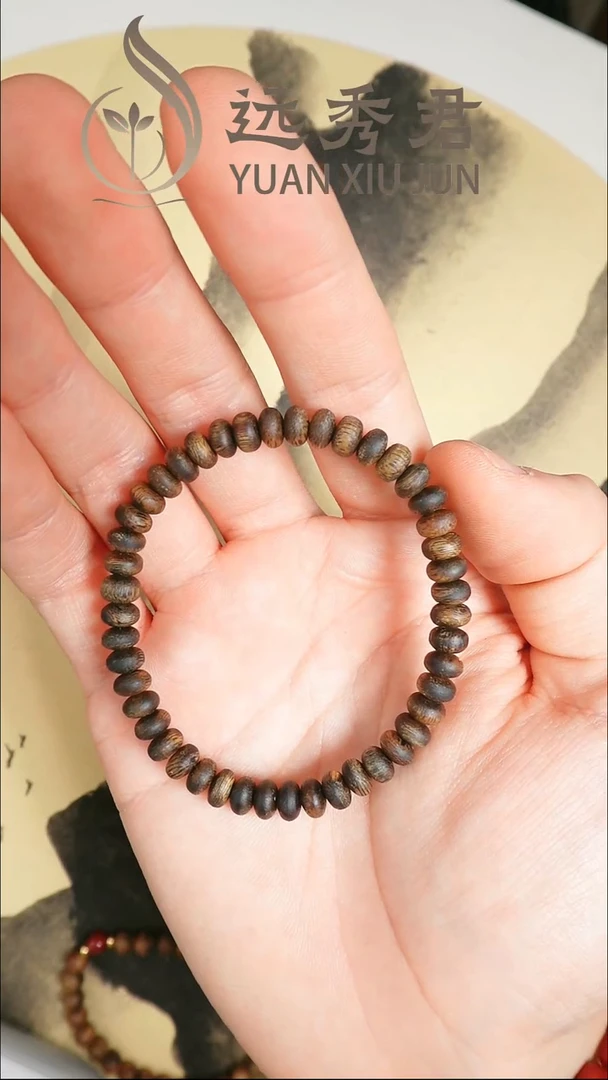 沉香手串沉香算盘珠