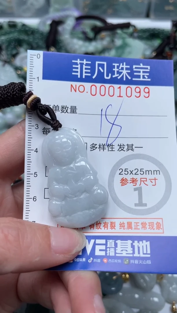 【闪购商品】翡翠颈饰未镶嵌00..1099