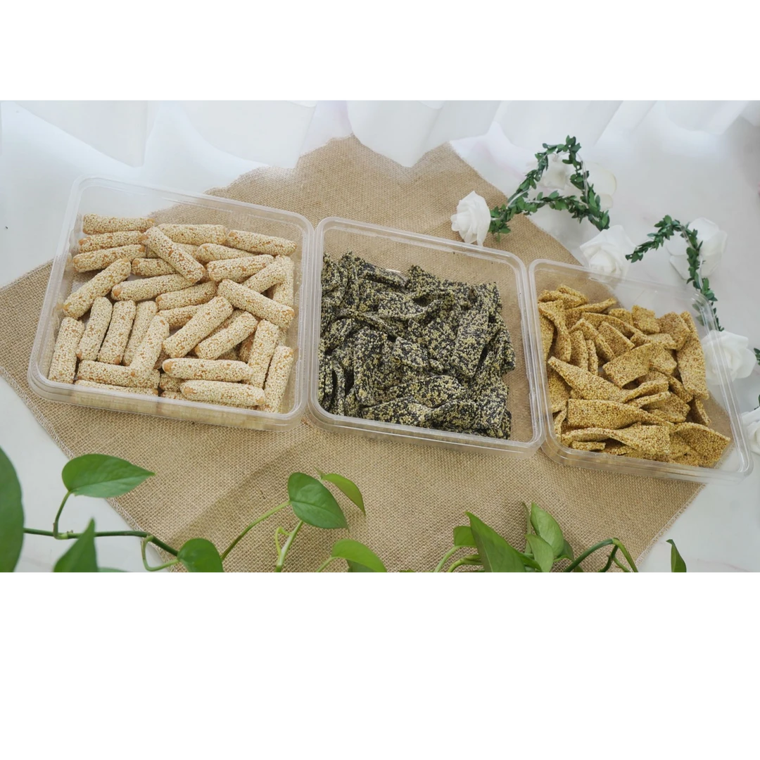 麦小花 手工麻糖（黑芝麻，白芝麻）  芝麻糕点吃嘛嘛香