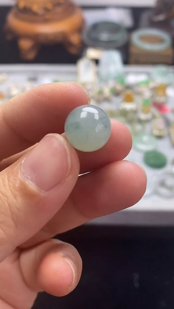 定制翡翠未镶嵌单珠