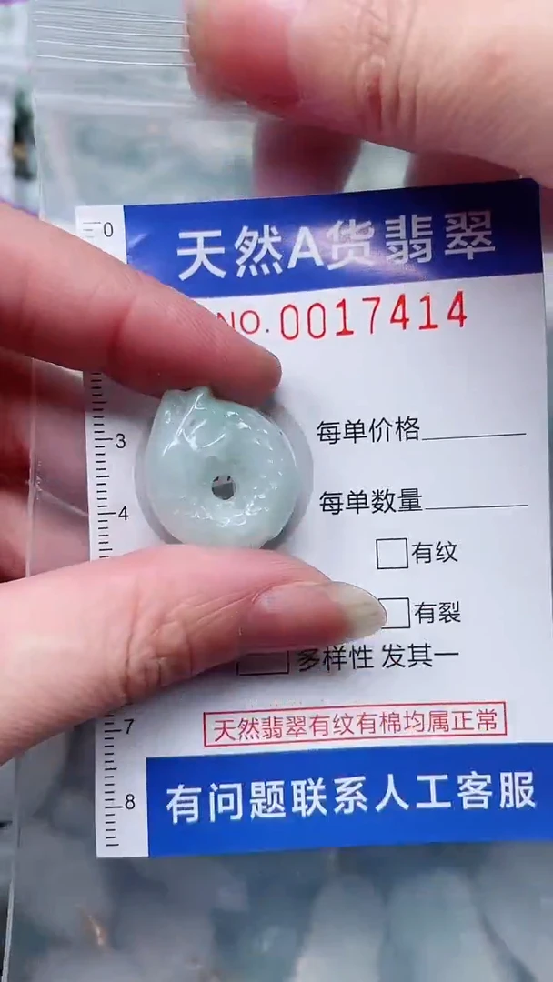 翡翠未镶嵌吊坠(不含链)1