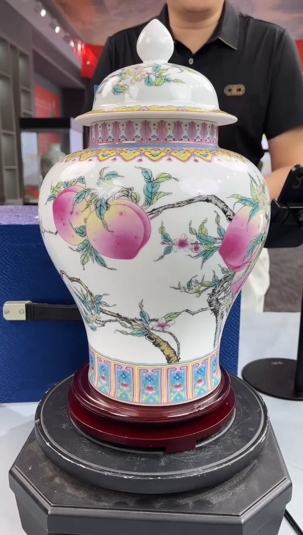 摆件D2-10九桃将军罐JQXWXL-0021