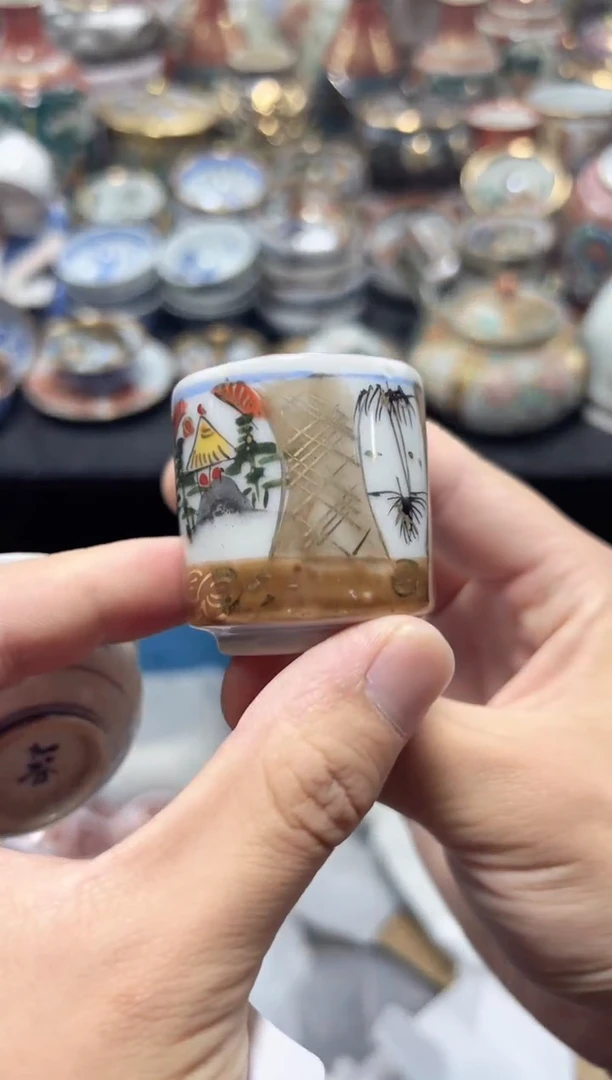 瓷片夏目海外回流瓷器中古品。