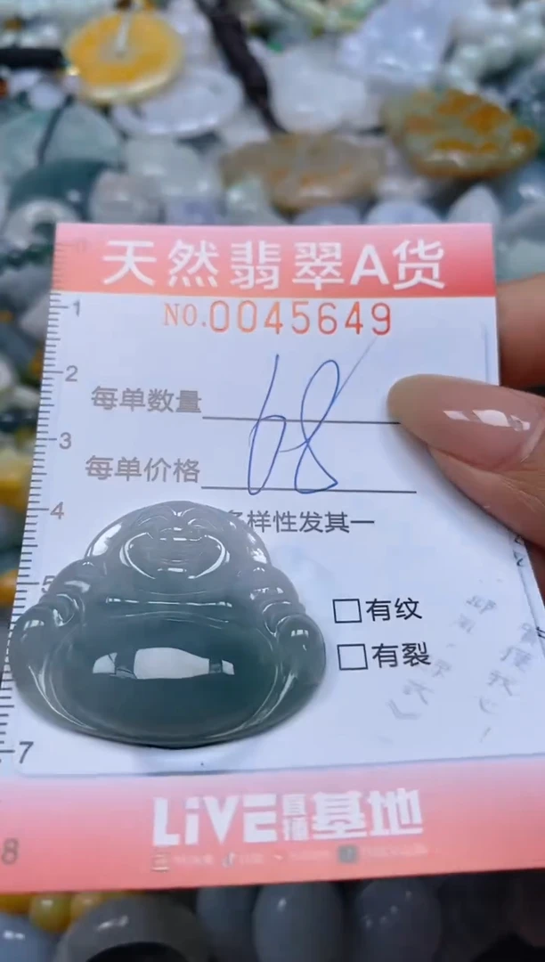 翡翠未镶嵌颈饰闪购0045649