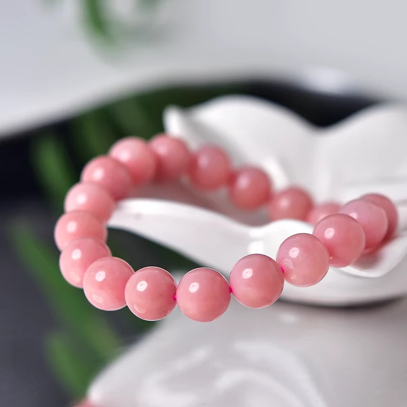 A265号精品粉色圆珠手串