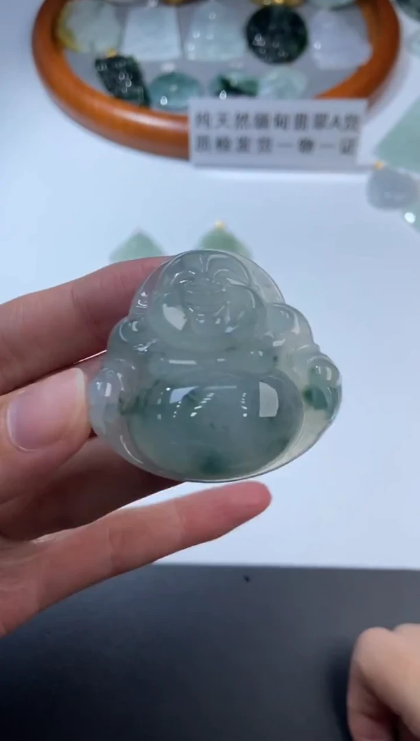 未镶嵌挂件翡翠376035       多人