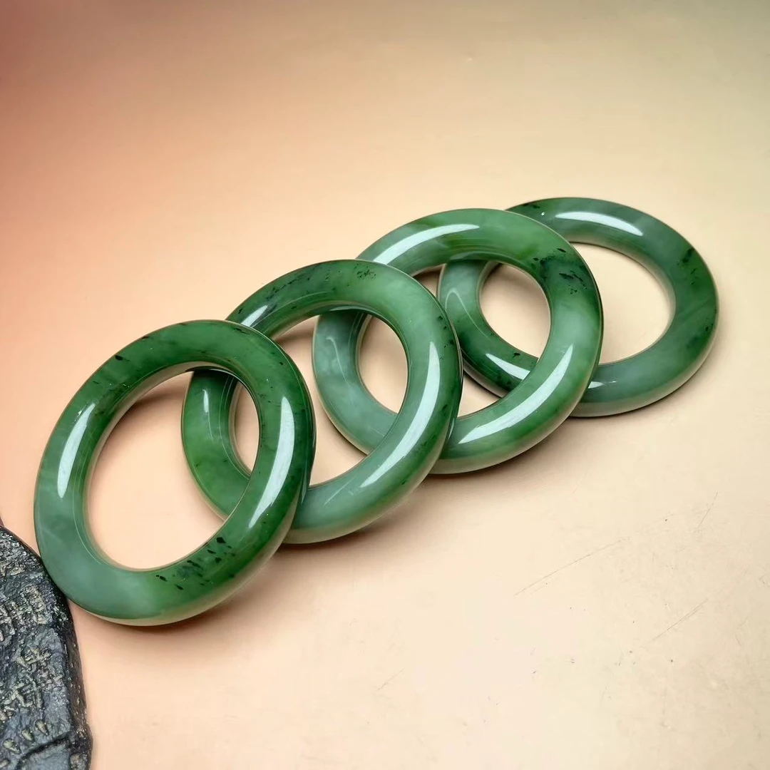 和田碧玉圆条手镯多样性发货拍一发一(YY）