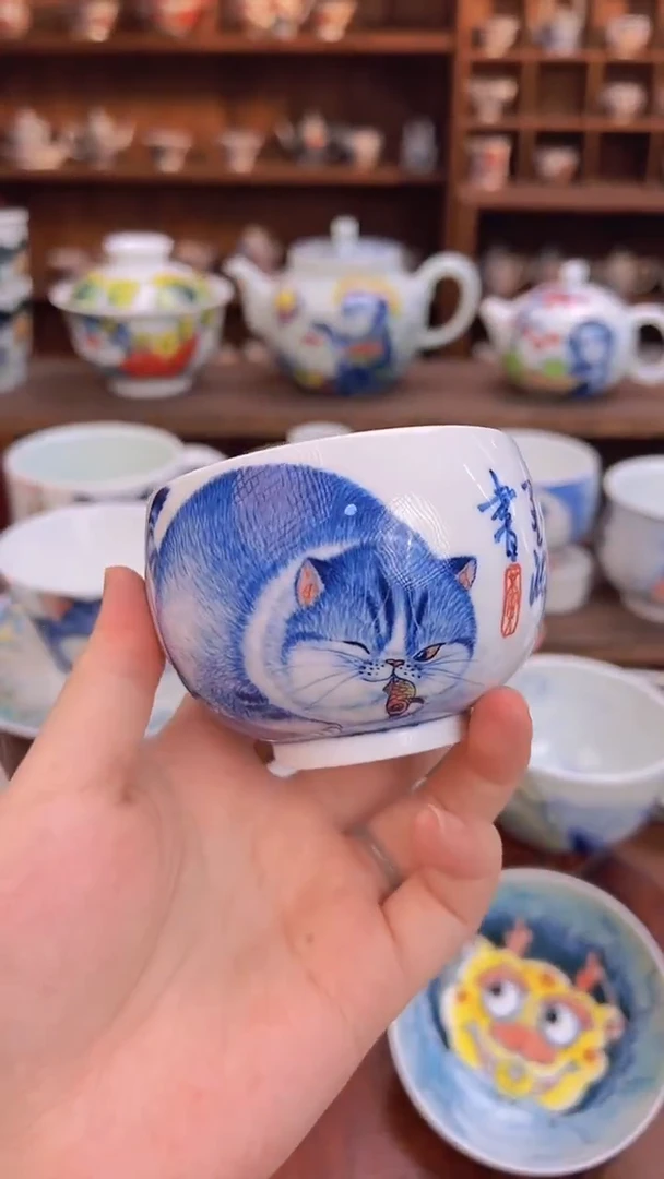 老师高货     微瑕猫咪蛋蛋杯