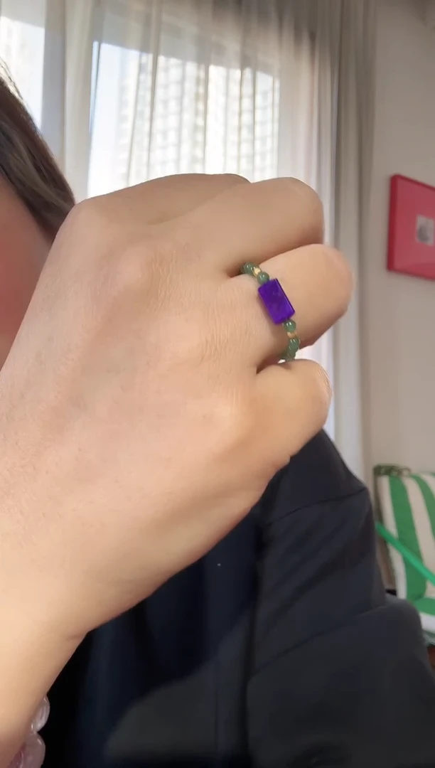 【闪购商品】苏纪石（舒俱来）戒指18K金镶嵌舒俱来戒指