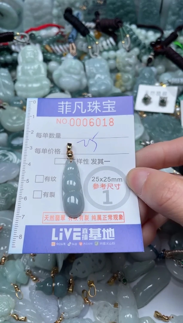 【闪购商品】翡翠颈饰未镶嵌00..6018